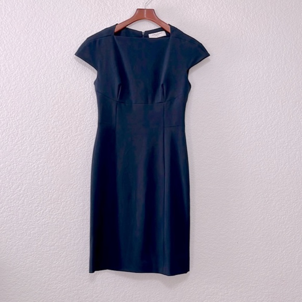MM LAFLEUR Ashley Indigo Blue Sheath Academia Dress - Picture 2 of 13